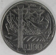 SAN MARINO 1973 Seria Pokój Upowszechnianie kultury 100 Lire UNC