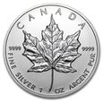 25 x uncja srebra Kanada 2008 MAPLE LEAF liść klonu 1oz TUBA