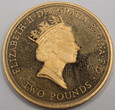 WIELKA BRYTANIA 1995 II Wojna Światowa rocznica 2 funty złota moneta