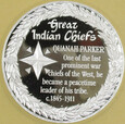 USA The Great Indian Chiefs Quanah Parker indianie Komancze Ag 