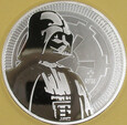 NIUE 2017 Star Wars Darth Vader 1oz Ag 999 2 dolary