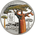 Central African Republic 2015 WWF Baobab $1 UNC CuNi #T