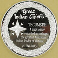 USA The Great Indian Chiefs Tecumseh indianie Szaunisi Ag 