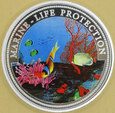 PALAU 1994 Marine Life Protection Rafa koralowa $5 Ag