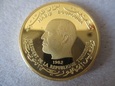 Tunezja 1982 Rok Dziecka moneta 75 dinarów złota złoto złom 14g 