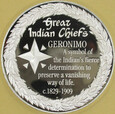 USA The Great Indian Chiefs Geronimo indianie Apacze Ag 