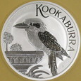 AUSTRALIA 2022 Kookaburra 1 oz Ag 999 uncja srebra