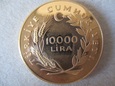 Turcja 1979 Rok Dziecka moneta 10000 lirów złota złoto złom 15.45g