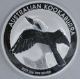 AUSTRALIA 2011 Kookaburra 1 oz Ag 999 uncja srebra