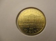 Filharmonicy 2010 Austria 10 euro moneta złota Au 999 3.11g UNC