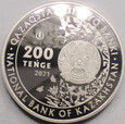 KAZACHSTAN 2021 Kułan azjatycki 200 tenge UNC