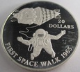 KIRIBATI 1993 First Space Walk Pierwszy spacer w kosmosie $20