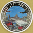 PALAU 1999 Marine Life Protection rekin 5 dolarów