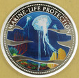 PALAU 2002 Marine Life Protection Rozdymka 5 dolarów