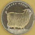 Turcja 2015 owca 1 Lira bimetal