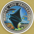 PALAU 1999 Marine Life Protection Manta 5 dolarów