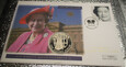 FALKLANDY 2002 Elżbieta II złoty jubileusz Tron 50 pensów UNC