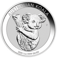 Srebrny Australijski Koala 1 uncja srebra 2020 rok