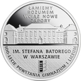 10 zł Gimnazjum i Liceum im. S.Batorego w Warszawie, 100-lecie 