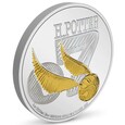 Harry Potter Classic Golden Snitch pozłacany 1 oz Srebra 2022 Proof