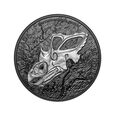 Discovering Dinosaurs Mercury's Horned Face 1 uncja Srebra 2022 Proof