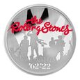 The Rolling Stones kolorowany 1 uncja Srebra 2022 Proof 