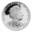 The Queen’s Virtues: Justice 1 uncja Srebra 2022 Proof 