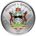 Antigua & Barbuda: Coat of Arms kolorowany 1 uncja Srebra 2022 Proof 