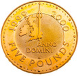 Wielka Brytania, 5 funtów 1999, Millenium 2000 st. L