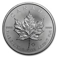 Kanadyjski Liść Klonowy (Maple Leaf) 1 Uncja Srebra 2017