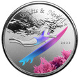 St. Kitts & Nevis: Underwater Surfer kolorowany 1 oz Ag 2022 Proof