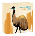 Australijski Emu 1 uncja Srebra 2020 Proof 