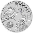 Kookaburra with Brolga 1 oz Ag 2023 Privy Mark (Brisbane Money Expo)