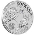 Kookaburra with Brolga 1 oz Ag 2023 Privy Mark (Brisbane Money Expo)