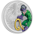 Niue: DC Villains - The Riddler kolorowany 1 uncja Srebra 2023 Proof 