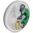 Niue: DC Villains - The Riddler kolorowany 1 uncja Srebra 2023 Proof 