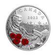 Kanada: Remembrance Day kolorowany 1 uncja Srebra 2022 Proof 