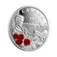 Kanada: Remembrance Day kolorowany 1 uncja Srebra 2022 Proof 