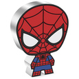 Marvel - Chibi 'Spider-Man' kolorowany 1 uncja Srebra 2023 Proof 