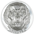 Cook Islands: Striking Heads - The Vexed Man 2 uncje Srebra 2023 Proof