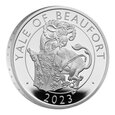 The Royal Tudor Beasts: The Yale of Beaufort 1 uncja Srebra 2023 Proof