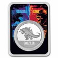 Niue: Godzilla 1 uncja Srebra 2021 Slab 