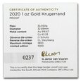 Krugerrand 1 uncja Złota 2020 Proof