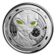 Ghana: Alien kolorowany 1 uncja Srebra 2022 Proof 