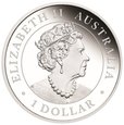 Australijski Emu 1 uncja Srebra 2019 Proof 1 Uncja Srebra