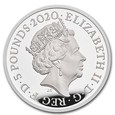 UK 2020 £5 Legendy Muzyki  Queen 2oz. Srebrna Moneta