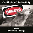 Tuvalu 2018 - 1$ Deadly & Dangerous - Pies Dingo 1 oz Srebrna Moneta
