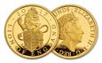 UK 2017 Seria Bestie Królowej LEW  1 oz Złota Moneta 