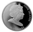 COOK ISLANDS 2009 - 20$ MASTERPIECES OF ART MADONNA SYKSTYŃSKA 3 OZ