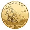 Kanada 2016 Tall Ships Legacy 4 x 1oz Złoto Zestaw Monet Żaglowce
